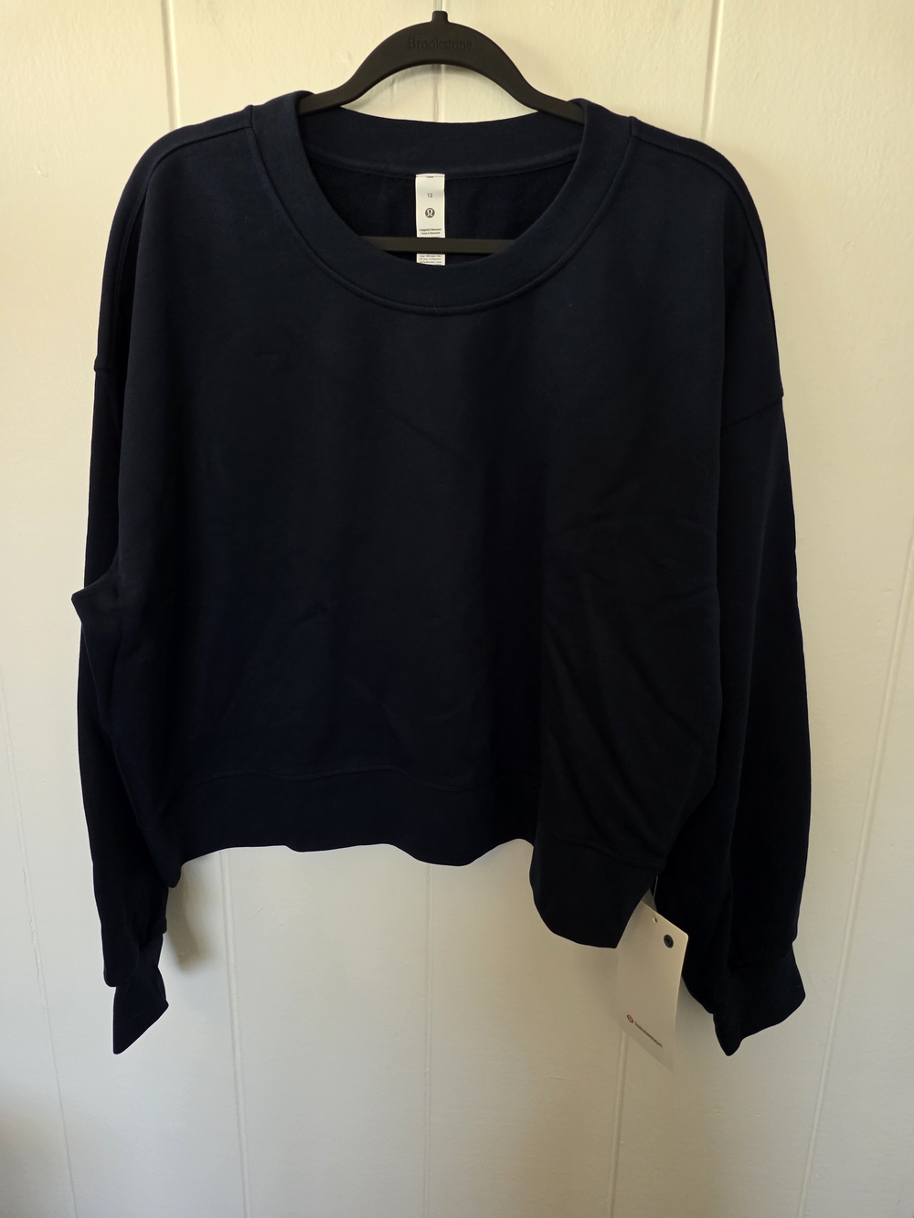 Lululemon Perfectly Oversized Cropped Crew NWT Size 12